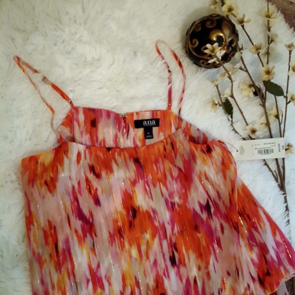 Ana Tiered Blouse size Medium NWT - Picture 5 of 6